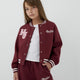 Mavi M7S10189-70393 Mj Baskılı Bomber Burgundy Kız Çocuk Sweatshirt