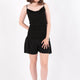 Busem S0015955 Kadın Degaje Yaka Ayarlanabilir İp Askılı Tulum Elbise