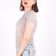 Busem S0016230 Kadın Flamlı İnce T-Shirt