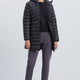 Skechers S212005-001W Essentil Maxi Lenght Hooded Jacket Kadin Spor Ceket