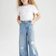 Defacto W7246A6 Kız Çocuk Jean Pantolon