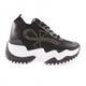 Kadın Mega Kalın Taban Silver Taşlı Sneakers Ayakkabı 3642831
