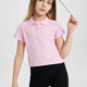 Defacto Z7794A6 Ss Kız Çocuk Slim Fit Polo Yaka Basic Fitilli Kaşkorse Kısa Kollu Tişört