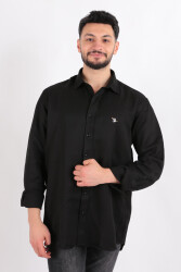 Daniel Bessi 545-116 Ss Slim Fit Uzun Kol Gömlek Siyah 