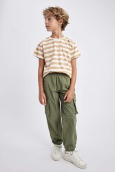 Defacto B2589A8-Fw Erkek Çocuk Pantolon Yeşil 