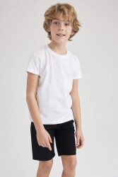DeFacto K1687A6-22Y Erkek Çocuk T-Shirt Beyaz 