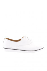 Dgn 093-23Y Kadin Bağcikli Comfort Ayakkabi Beyaz 