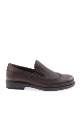 Dgn 2055-23Y Erkek Comfort Lazerli Ayakkabı Kahverengi 