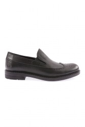 Dgn 2055-23Y Erkek Comfort Lazerli Ayakkabı Siyah 