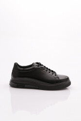 Dgn Erkek Bağcıklı Sneaker Siyah Hakiki Deri 33193396 