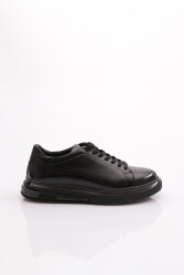 Dgn Erkek Bağcıklı Sneaker Siyah Hakiki Deri 33193396 