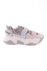 DGN KADIN MEGA KALIN TABAN SİMLİ CIRTLI SNEAKERS AYAKKABI Mavi 762513138 - DGN