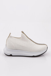 Dgn 765 Kadin Taş Eritli Sneaker Beyaz 