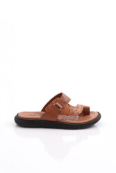 Dgn Deri Comfort Rahat Taban Erkek Terlik 806 Taba Deri 91737101 - DGN