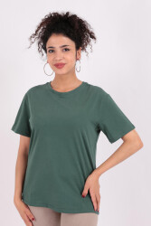 Fashion Friends 23Y-Tst0806K1 Kadın T-Shirt Yeşil 