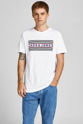 Jack & Jones 12151955 Jjecorp Logo Tee Ss O-Neck Noos Erkek T-Shirt Beyaz - JACK&JONES