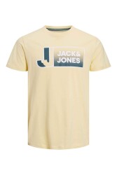 Jack & Jones 12228078-23Y Jcologan Tee Ss Crew Neck Ss23 Sn Erkek T-Shirt Sarı 