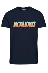 Jack & Jones 12238135-23Y Jortone Tee Ss Crew Neck Fst Erkek T-Shirt Lacivert 