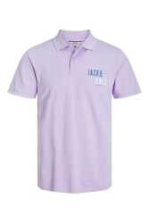 Jack & Jones 12238473-23Y Jcocoast Polo Ss Fst Erkek T-Shirt Mor 
