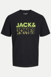 Jack & Jones 12269969 Jcogradıent Tee Crew Neck Styd Erkek T-Shirt Siyah 