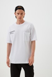 Loft Lf2031654-23Y Erkek T-Shirt Beyaz 