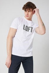 Loft Lf2031898-23Y Erkek T-Shirt Beyaz 