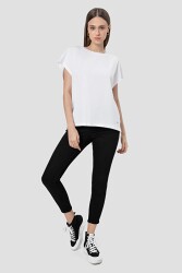 Loft Lf2031983-23Y Kadın T-Shirt Beyaz 