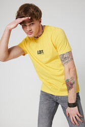 Loft Lf2032079-23Y Erkek T-Shirt Sarı 