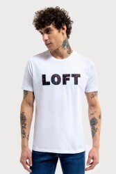 Loft Lf2035793 Ss Erkek T-Shirt Beyaz - LOFT