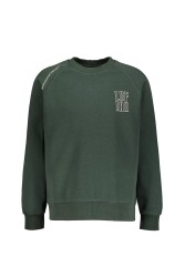 Lufian 112030130 Dıego Erkek Sweat Shırt Yeşil - LUFİAN