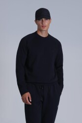 Lufian 112030154 Grant Erkek Sweat Shırt Lacivert - LUFİAN