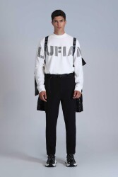 Lufian 112030158 Todillo Erkek Sweat Shırt Beyaz - LUFİAN