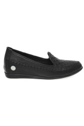 Mammamia D23Ya-150 Kadın Deri Ayakkabı Siyah 