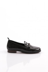 Mammamia D24Ya-3470 Kadın Deri Loafer Ayakkabı Siyah 
