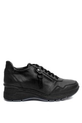 Mammamia D24Ya-3680 Kadın Deri Spor Ayakkabı Siyah 