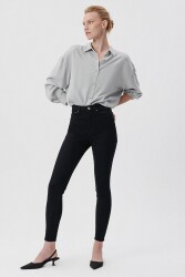 Mavi M100980-35248 Serenay Black Gold Shape Kadın Jean Pantolon Siyah - MAVİ