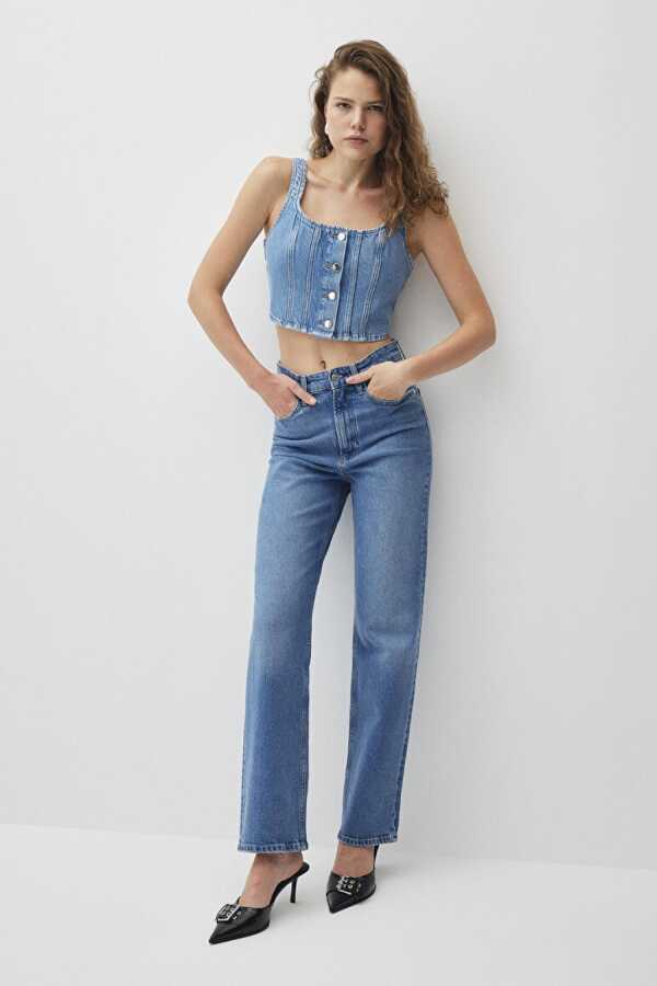 Mavi M1010627 87211 Sky Mid Classic Denim Kad n Jean Pantolon Mavi M1010627 87211 DGN Online