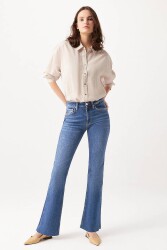 Mavi M101225-80680 Marıa Dark Blue Gold Shape Ss Kadın Jean Pantolon Mavi - MAVİ