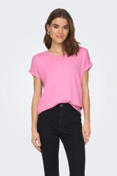 Only 15106662-23Y Onlmoster S/S O-Neck Top Noos Jrs Kadın T-Shirt Pembe 