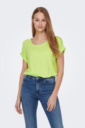 Only 15106662-23Y Onlmoster S/S O-Neck Top Noos Jrs Kadın T-Shirt Yeşil 