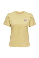 Only 15254728 Onlweekday Reg S/S Top Box Jrs Kadın T-Shirt Sarı 
