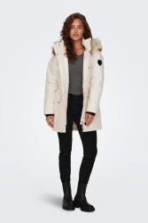 Only 15304625-Fw Onlırıs Fur Wınter Parka Cc 2023 Otw Kadın Parka Kaban Bej - ONLY