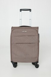 Pierre Cardin 04Pc4200-03 Unisex Trolley 50 Cm Kabin Boy Valiz Kahverengi - PİERRE CARDİN