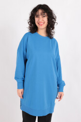 Soul 30644-Fw Kadın Basıc Tunik Mavi 